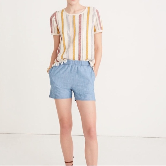 Madewell Pants - madewell denim pull on shorts size large